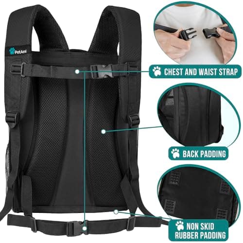 PetAmi Deluxe Pet Carrier Backpack thumbnail 5