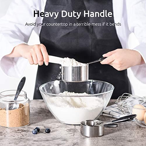 U-Taste 18/8 Stainless Steel Measuring Cups and Spoons Set of 15 thumbnail 5