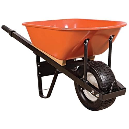 Truper TruTough 6 Cubic Foot Steel Wheelbarrow - image 1
