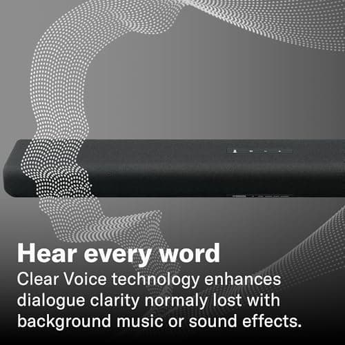YAMAHA SR-B40A Dolby Atmos Sound Bar with Wireless Subwoofer, Black thumbnail 4