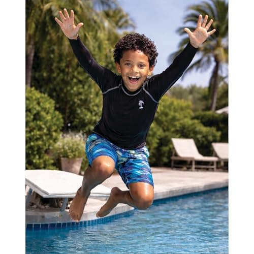 IXTREME Toddler Boys UPF 50+ Short Sleeve Rash Guard Set thumbnail 3