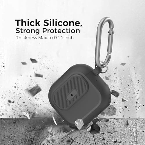 TRONWIN AirPods 5 and AirPods 4 Case, Button Lock One-Piece Cover thumbnail 4
