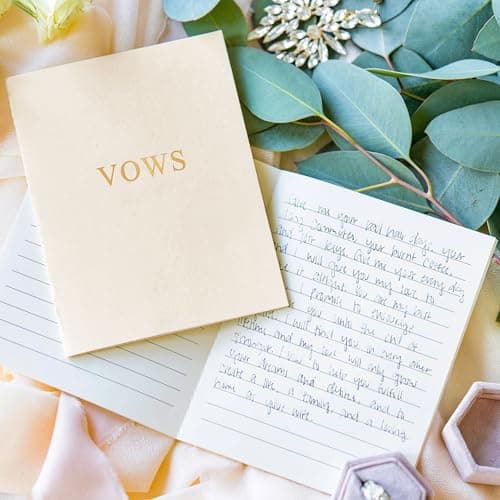 Mud Pie Wedding Vow Keepsake Books Set of 2 thumbnail 3