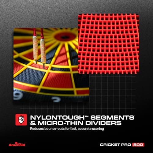 Arachnid Cricket Pro 800 Electronic Dartboard thumbnail 3