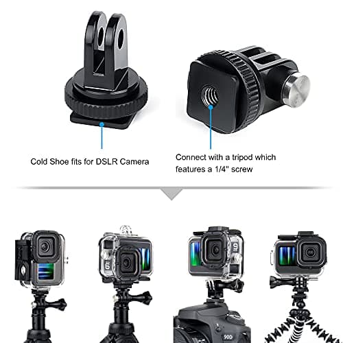 GEPULY Waterproof Housing Case with Dive Filters for GoPro thumbnail 4