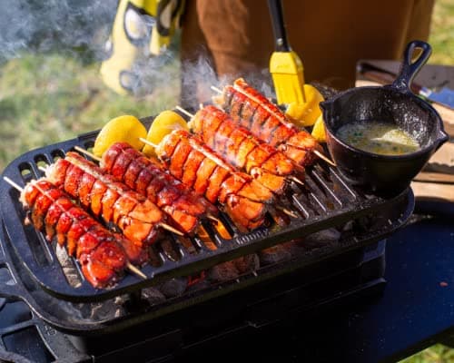 Lodge Sportsman's Pro Cast Iron Hibachi Grill thumbnail 5