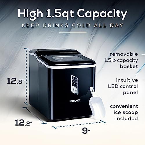 Igloo ICEB33SL MaxFreeze Smart Ice Maker thumbnail 2