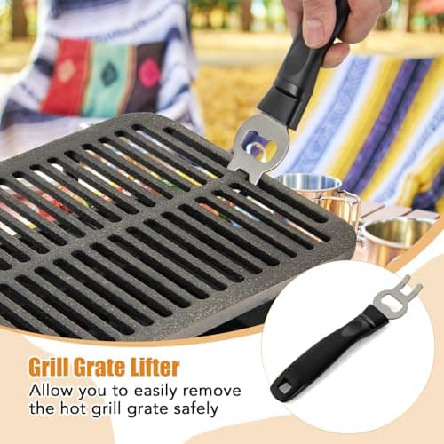 Outset Cast Iron Sliding Grate Hibachi Grill thumbnail 4