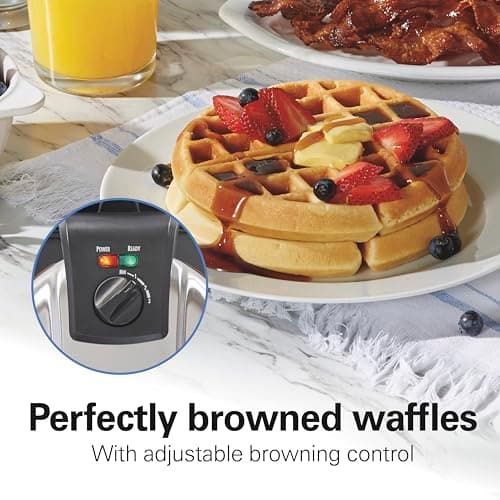 Hamilton Beach 26031 Flip Belgian Waffle Maker with Removable Plates thumbnail 5