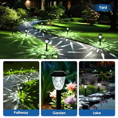 GIGALUMI 8 Pack Solar Pathway Lights thumbnail 4