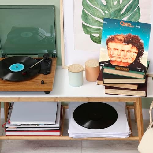 Heather & Willow Now Playing Vinyl Record Display Stand thumbnail 4