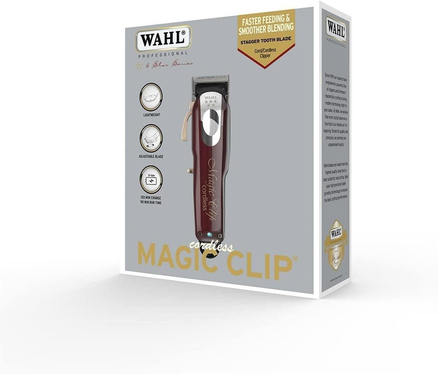 Wahl Professional 5 Star Magic Clip Cordless Clipper thumbnail 4