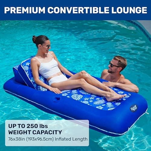 Aqua Premium Convertible Pool Lounger thumbnail 2