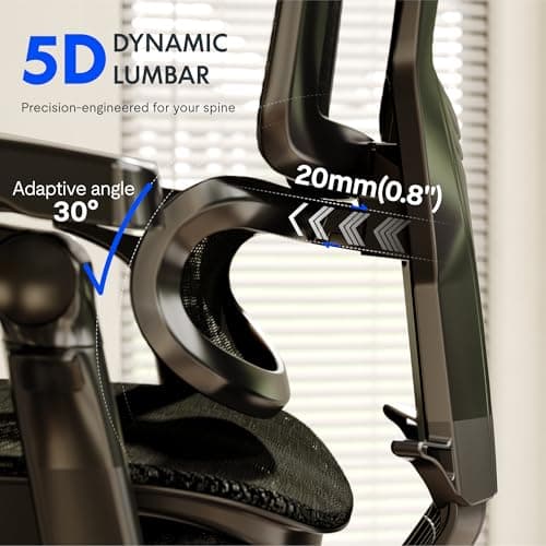 Flexispot BS8 Pro Ergonomic Mesh Office Chair thumbnail 5
