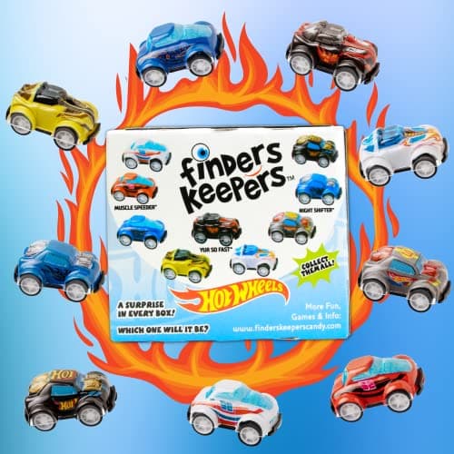 Hot Wheels Finders Keepers Chocolate Eggs with Collectible Car (6 Pack) thumbnail 4