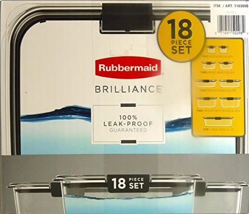 Rubbermaid Brilliance 18-Piece Set thumbnail 4