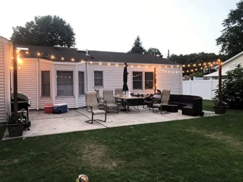 Newpow Outdoor String Lights 48ft LED thumbnail 5