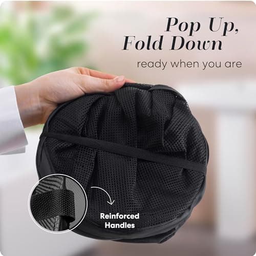 Lalax Collapsible Pop-Up Mesh Laundry Hamper thumbnail 3