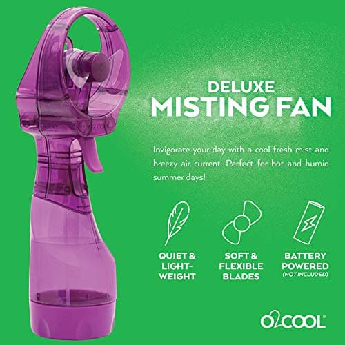 O2COOL Deluxe Battery Operated Misting Fan thumbnail 2