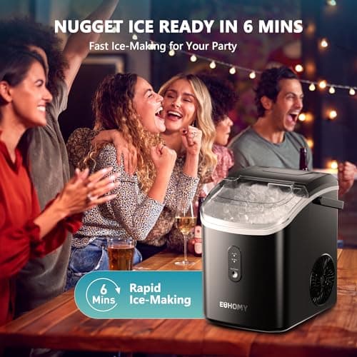 Kndko Countertop Ice Maker with Handle thumbnail 3