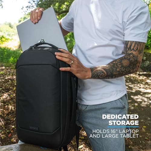 NOMATIC Navigator RS Pack 15L, 6L Built In Expansion, Water Resistant, 16 inch Laptop, Black thumbnail 4