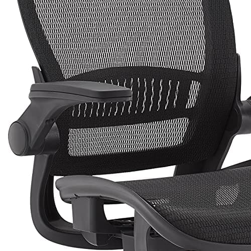 Amazon Basics Ergonomic High-Back Mesh Office Chair with Flip-Up Armrests thumbnail 4