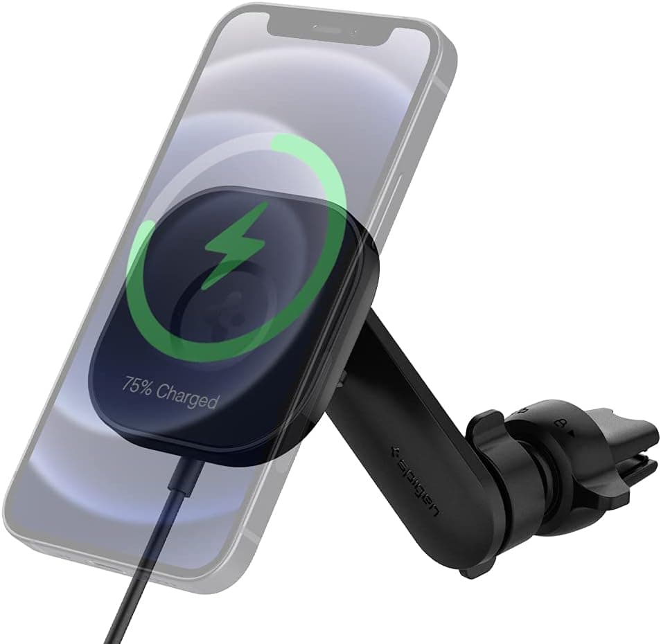 Spigen OneTap Pro MagFit Wireless Charger Air Vent Mount - image 1
