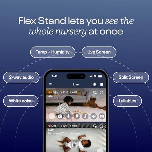 Nanit Pro Smart Baby Monitor & Flex Stand thumbnail 5