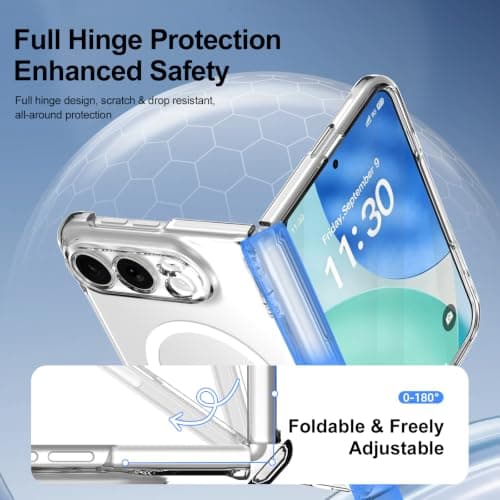 MSOTES for iPhone Duo Case MagSafe, Built-in Screen Protector and Spring Hinge Protection thumbnail 5
