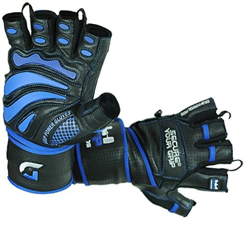 Grip Power Pads Elite Leather Gym Gloves thumbnail 5