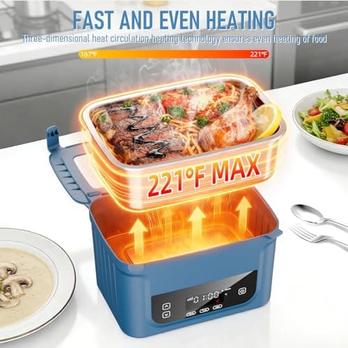 GALOKEO 2026 XL Cordless Electric Lunch Box (6.3-Cup, 20800mAh) thumbnail 4
