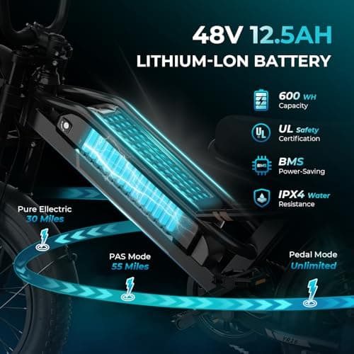 Himiway C5 Moto-Style Electric Bike thumbnail 4