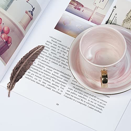 Meeall Vintage Feather Metal Bookmarks (Set of 6) thumbnail 5