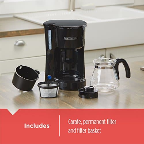 BLACK+DECKER CM0700BZ 4-in-1 5-Cup Coffee Station Coffeemaker, Black thumbnail 4