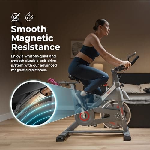 Sunny Health & Fitness Magnetic Indoor Cycling Bike (SF-B1805) thumbnail 2
