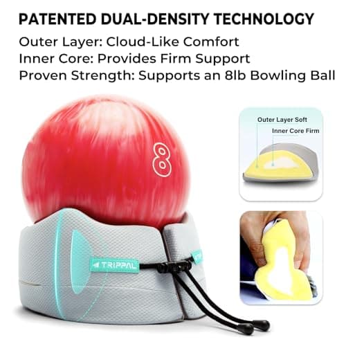 TripPal Travel Pillow with 360-Degree Neck Support thumbnail 5