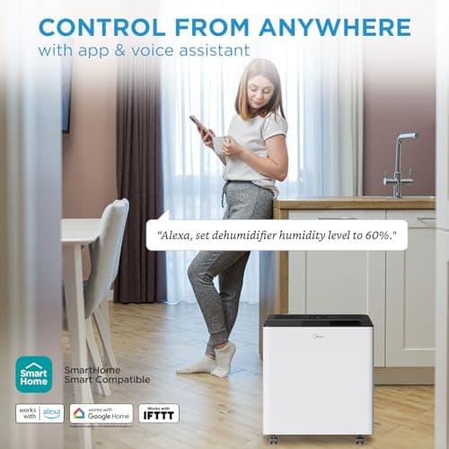 Midea 50-Pint Dehumidifier with Pump thumbnail 3