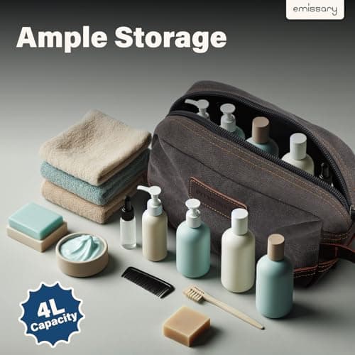 emissary Canvas Toiletry Bag for Men thumbnail 4