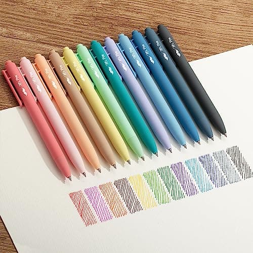 Mr. Pen Retractable Gel Pens, Fast Dry, Assorted Colors, 14-Pack thumbnail 4