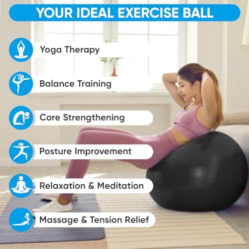 DYNAPRO Exercise Ball Extra Thick Eco-Friendly thumbnail 5