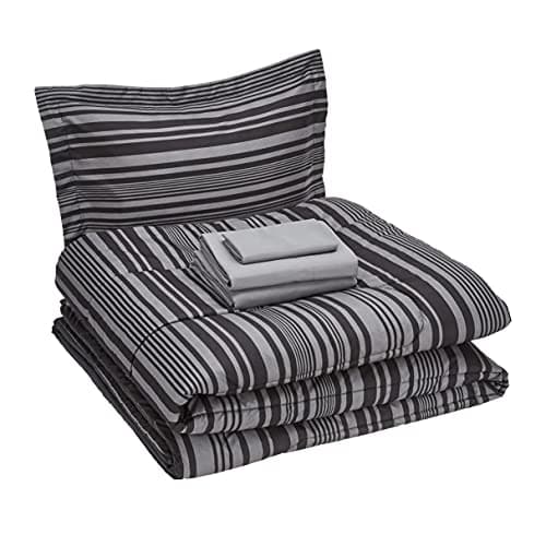 AmazonBasics Lightweight Microfiber Twin XL Comforter Set thumbnail 4
