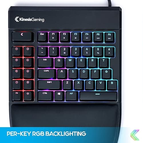 Kinesis Freestyle Edge RGB Split Gaming Keyboard thumbnail 5