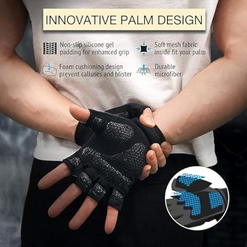 ATERCEL Workout Gloves for Men and Women thumbnail 3