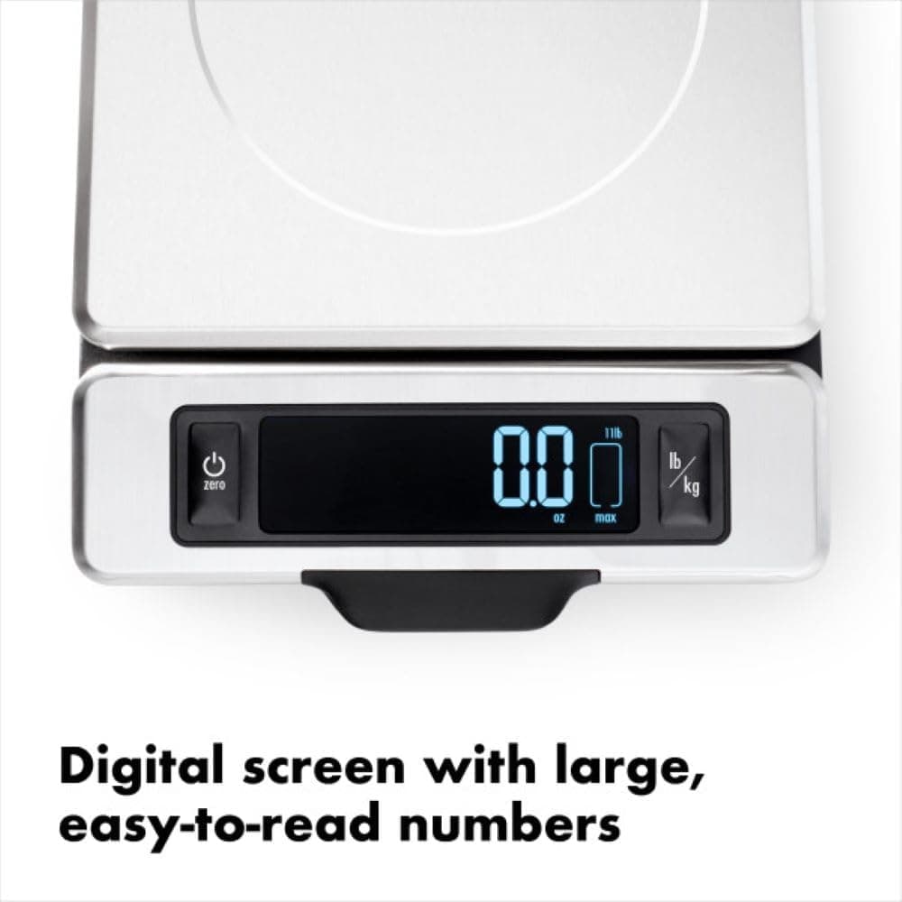 OXO Good Grips 11-Pound Stainless Steel Food Scale thumbnail 2