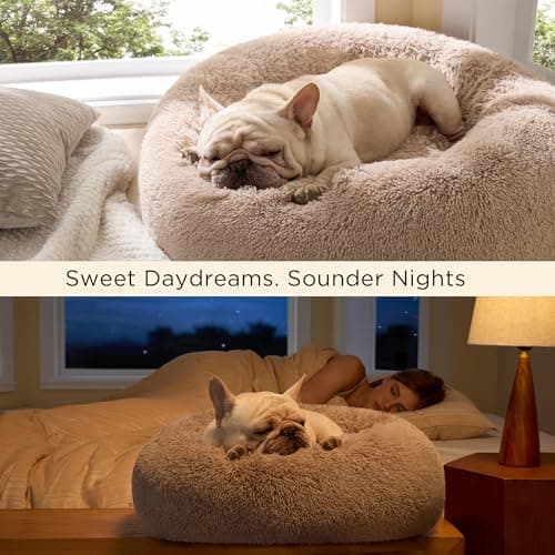 Bedsure Calming Donut Dog Bed thumbnail 4