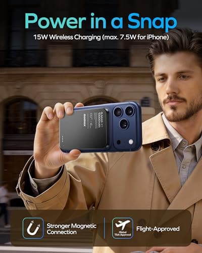 MOMAX Q.Mag Power 11 Magnetic Wireless Power Bank 10K thumbnail 5