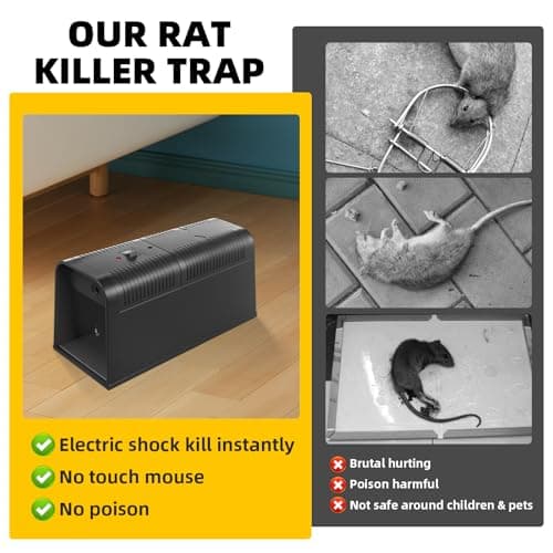 2026 Upgraded Electric Mouse Trap with Anti-Escape Door thumbnail 2