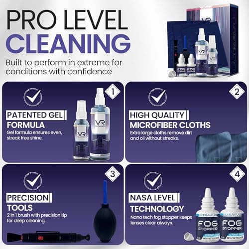 VR Headset Cleaning Kit with Lens Protector Cover thumbnail 5