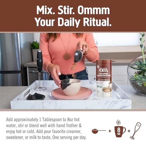 Om Mushroom Superfood Coffee Blend (30 Servings) thumbnail 4