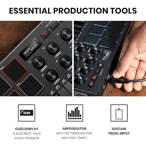 Akai Professional MPK Mini MK3 MIDI Controller thumbnail 5